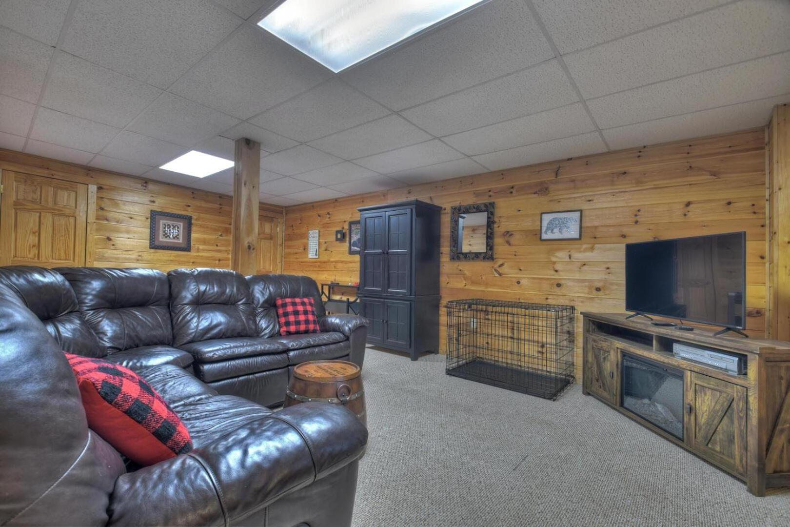 Papa Bear'S Den Villa Cherry Log Bagian luar foto