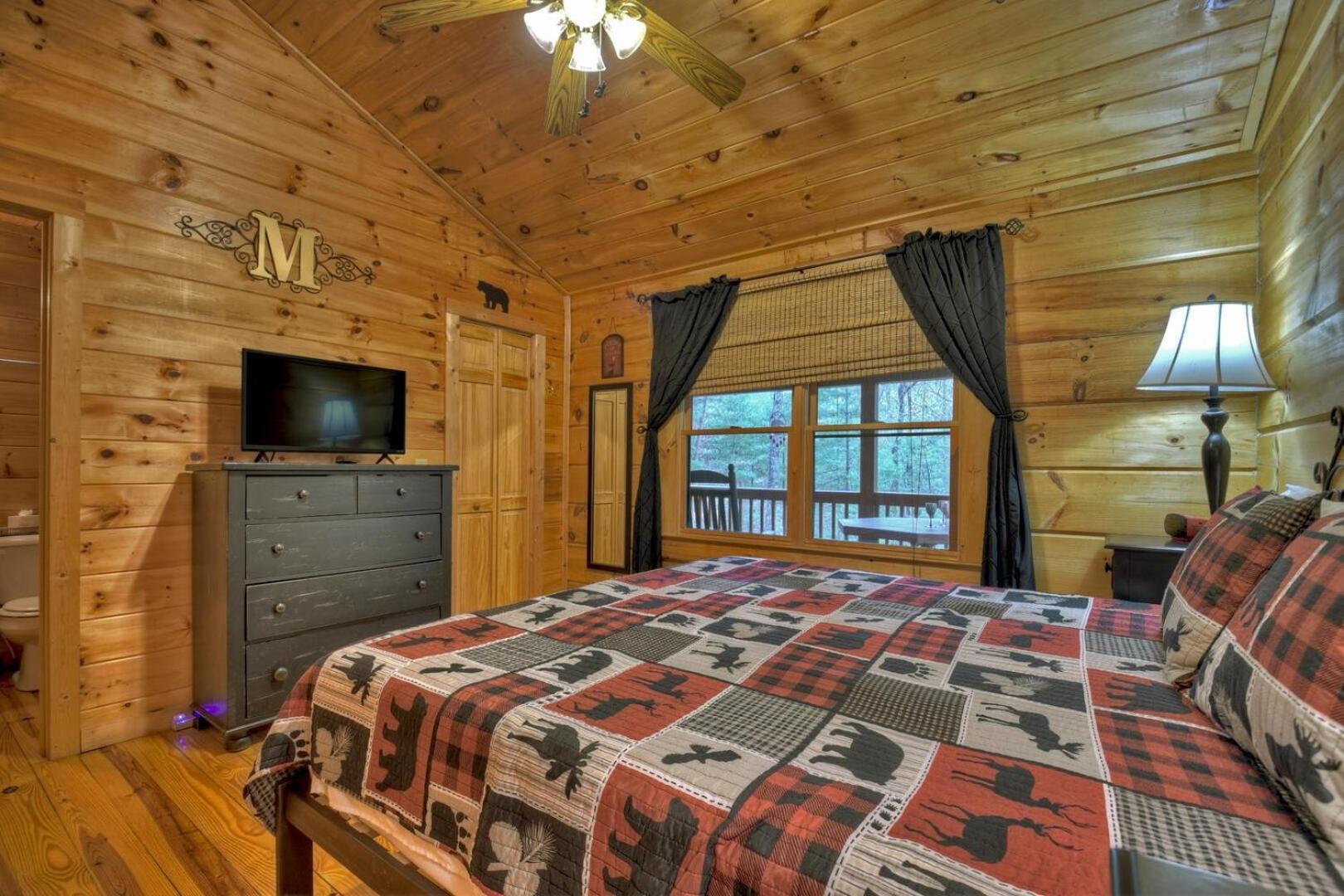Papa Bear'S Den Villa Cherry Log Bagian luar foto