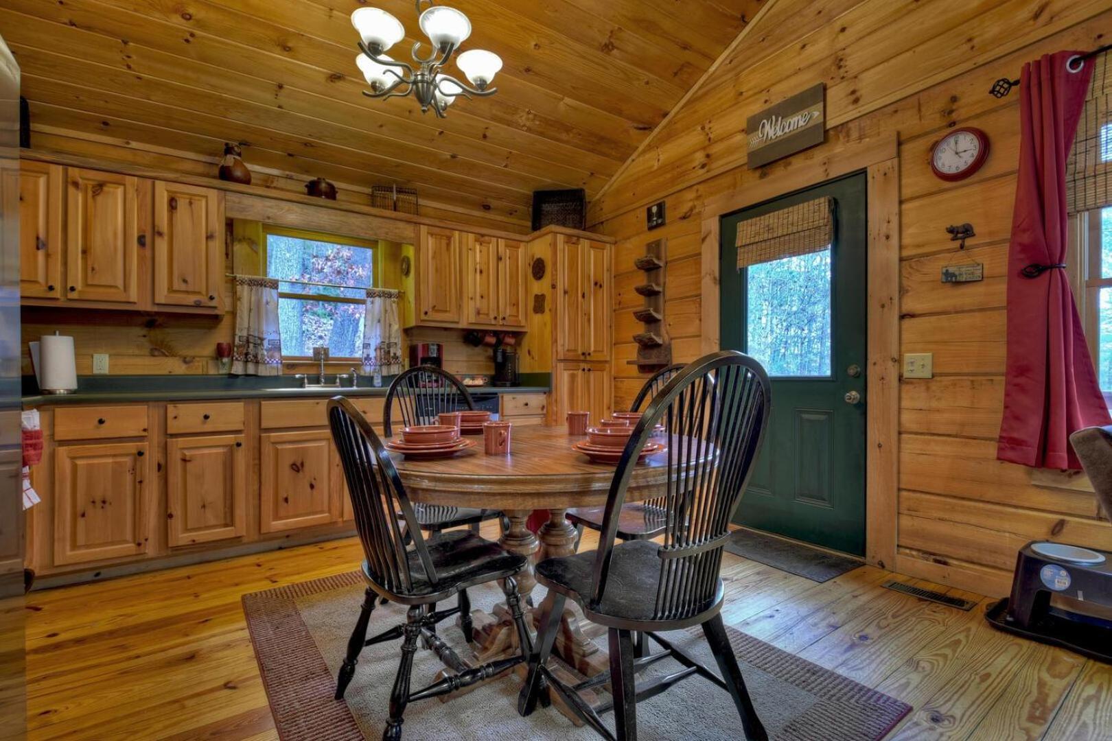 Papa Bear'S Den Villa Cherry Log Bagian luar foto